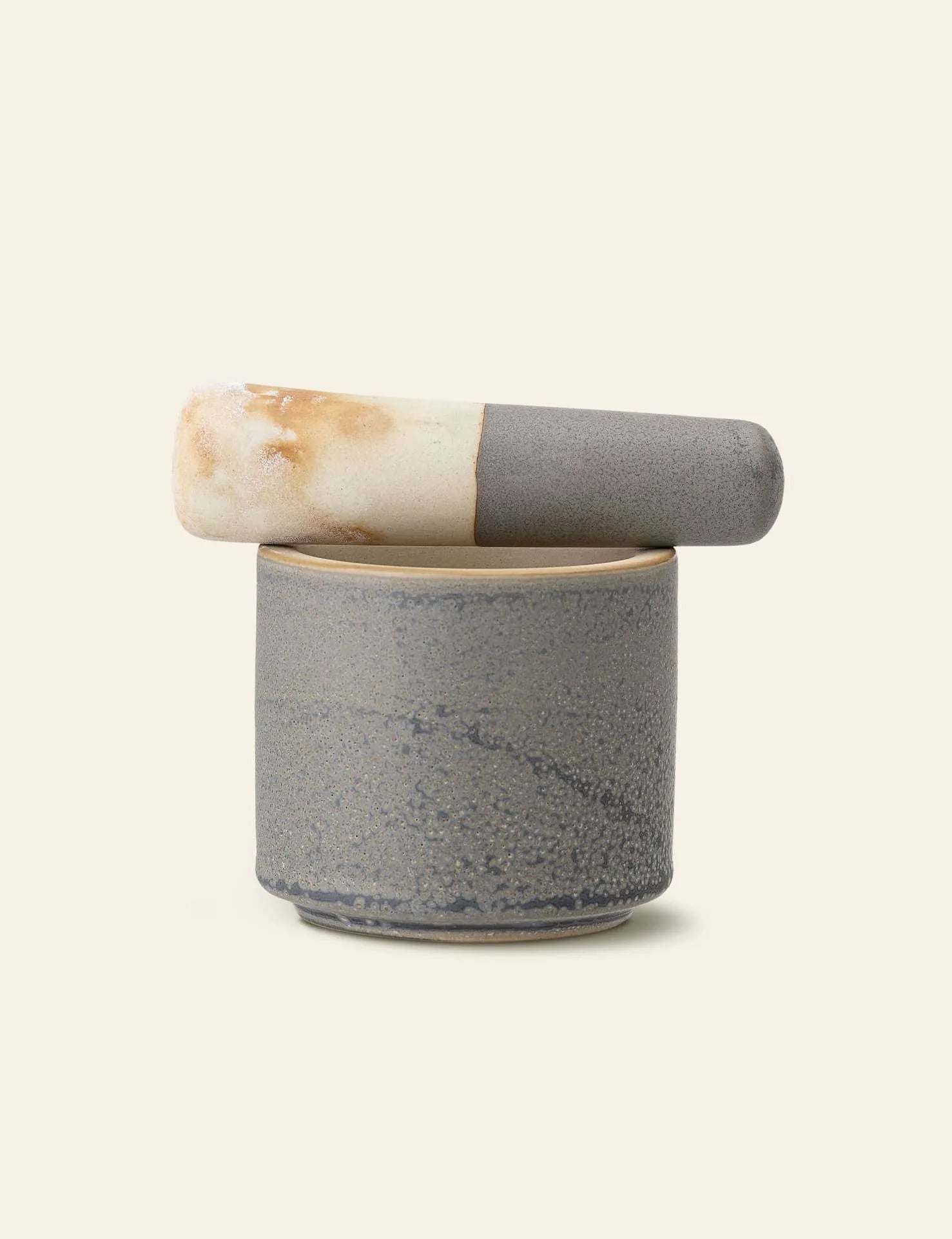 Bloomingville Kendra Mortar Pestle Grey