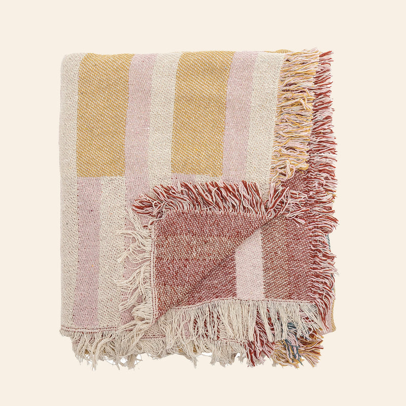Bloomingville Lane Throw - Multicolour