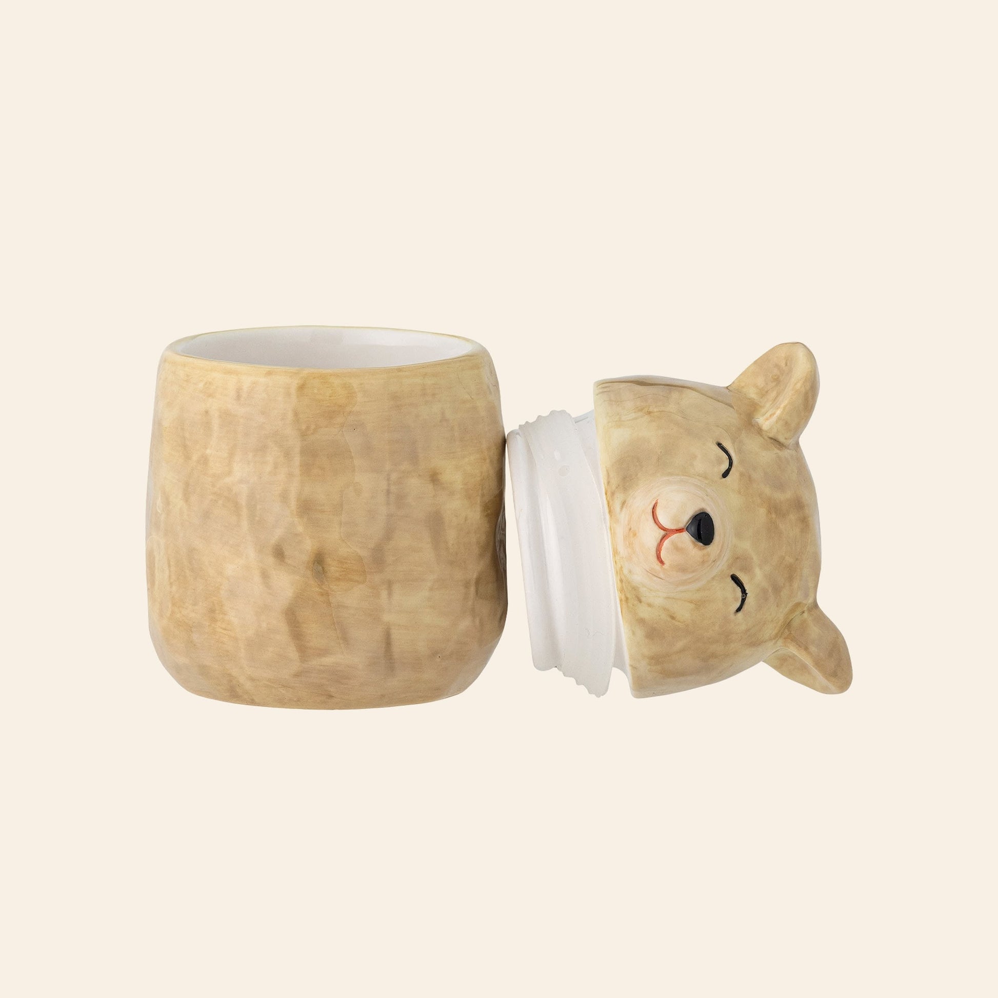 Bloomingville Puk Jar Brown