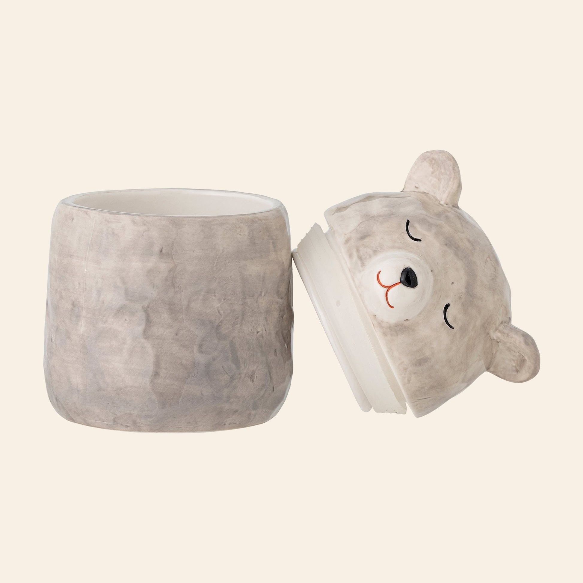 Bloomingville Puk Jar Grey