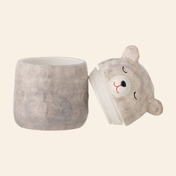 Bloomingville Puk Jar Grey
