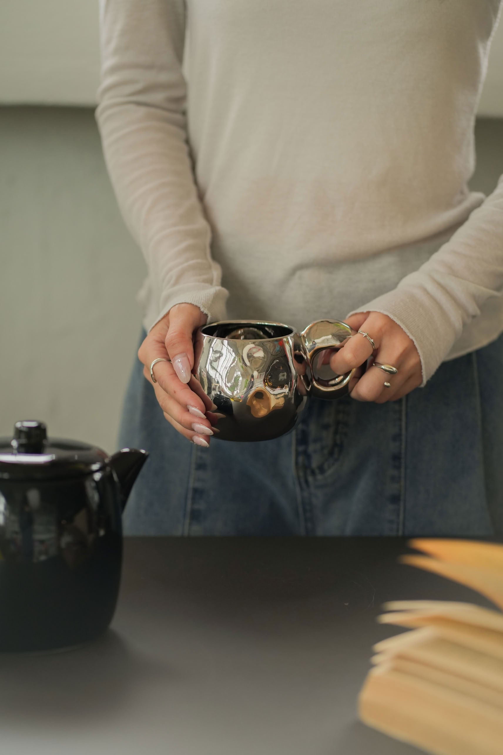 Bloomingville Shine Cup Silver