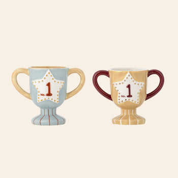 Bloomingville Trophy Cup Set of 2 Multicolour