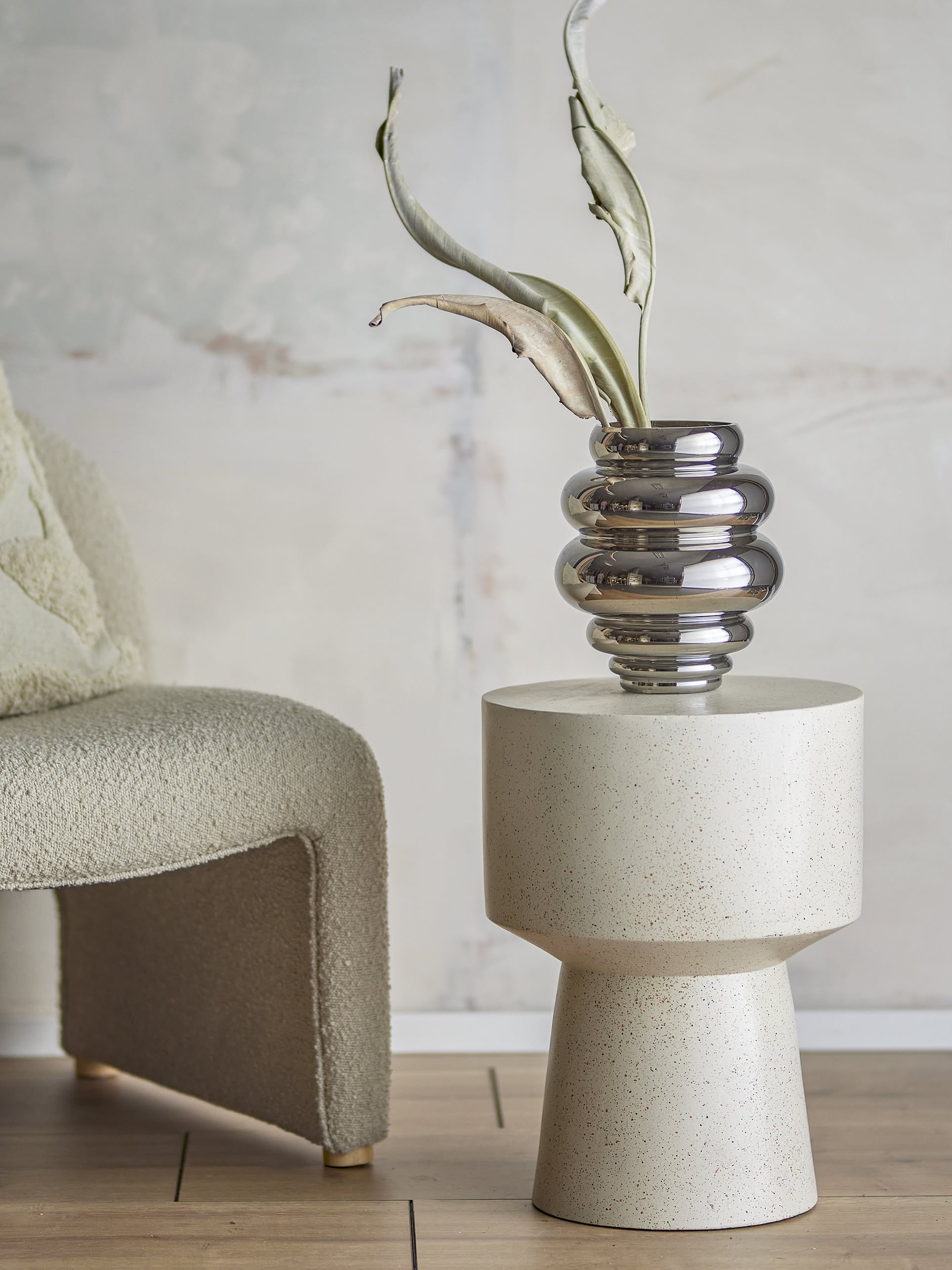 Bloomingville Zorya Vase - Silver