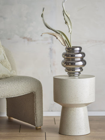 Bloomingville Zorya Vase Silver