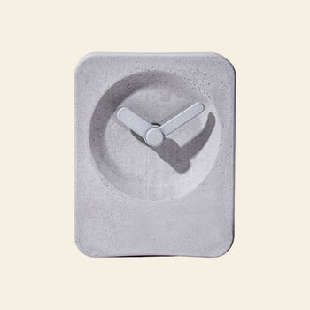 Bmix Studio Concrete Desk Clock Grey