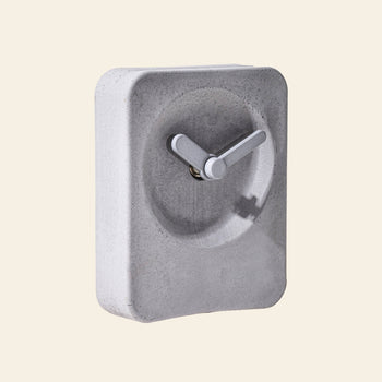 Bmix Studio Concrete Desk Clock Grey