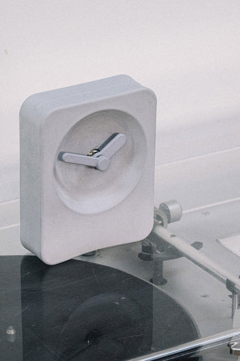 Bmix Studio Concrete Desk Clock Grey
