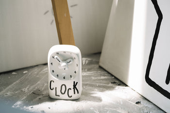 Bmix Studio x INAP Edition Ceramic Desk Long Clock Black Hands