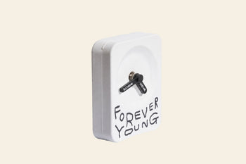 Bmix Studio x INAP Edition Concrete Desk Clock 04 Black Hands