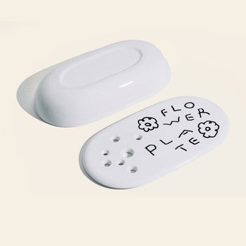 Bmix Studio x INAP Edition Flower Plate White