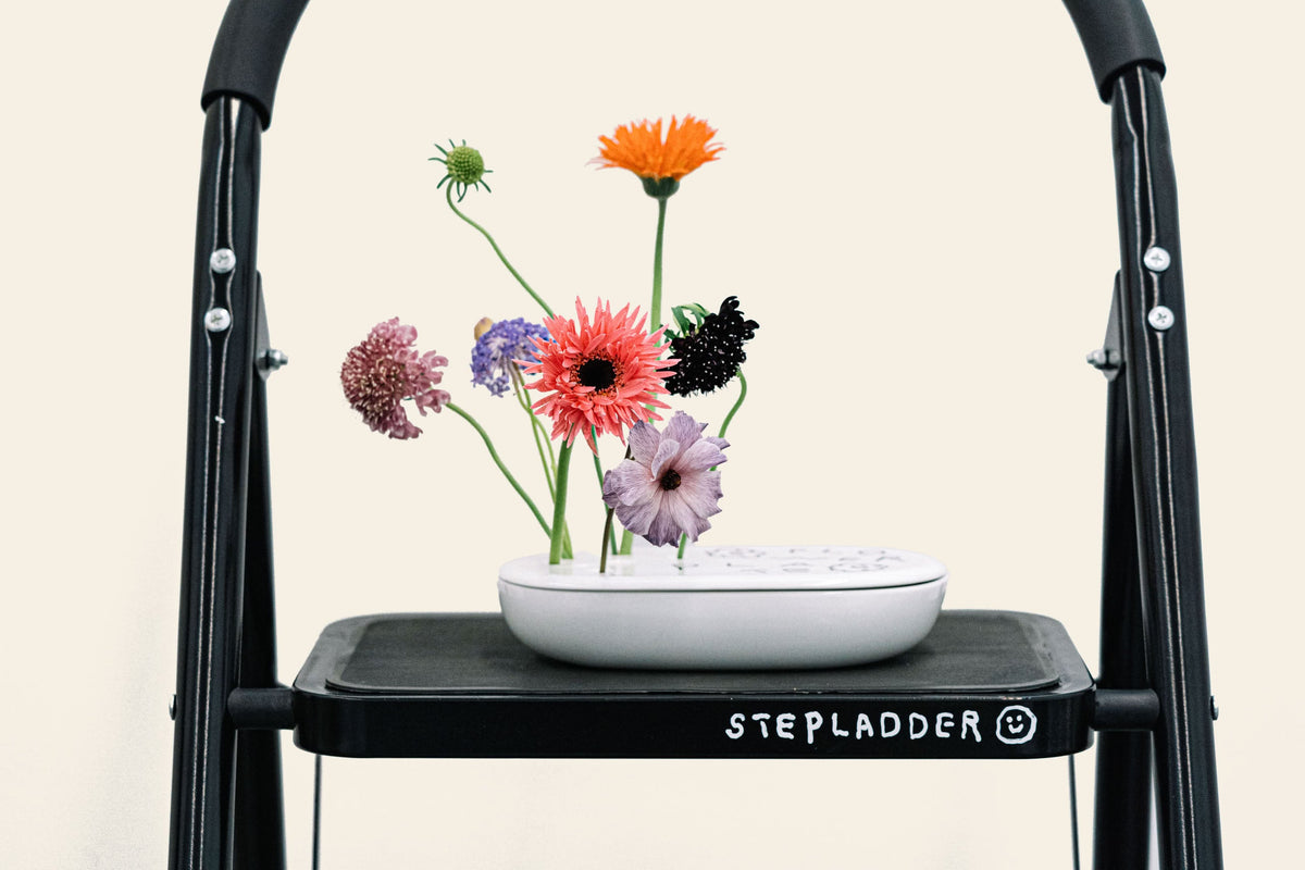 Bmix Studio x INAP Edition Flower Plate White