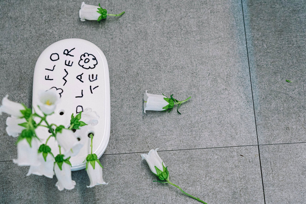 Bmix Studio x INAP Edition Flower Plate White
