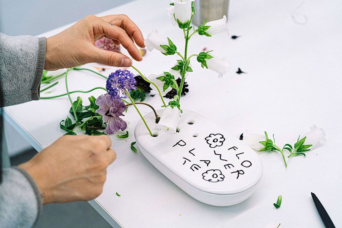 Bmix Studio x INAP Edition Flower Plate White