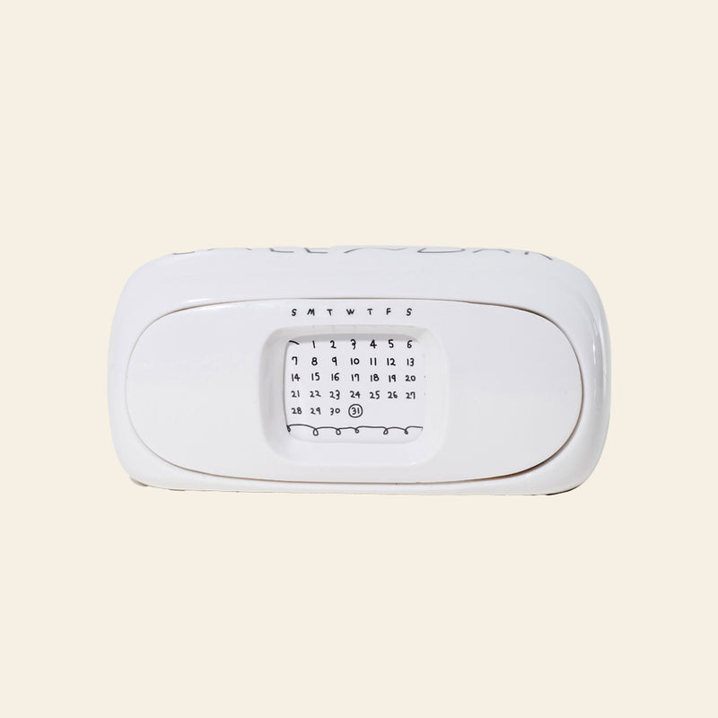 Bmix Studio x INAP Edition Perpetual Calendar - White