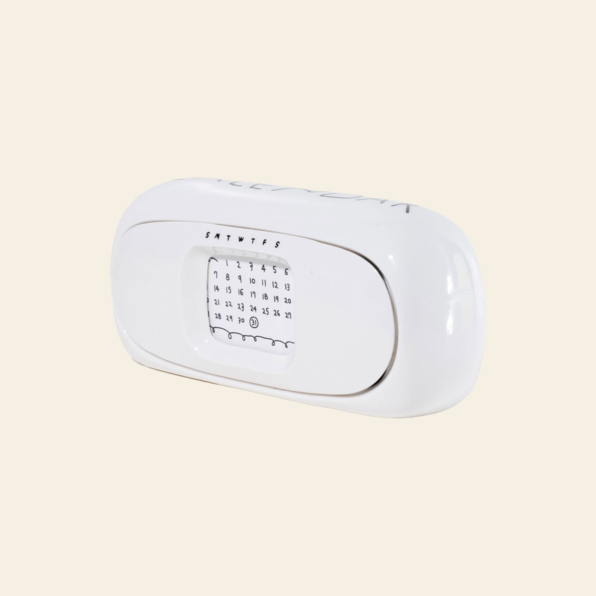 Bmix Studio x INAP Edition Perpetual Calendar White