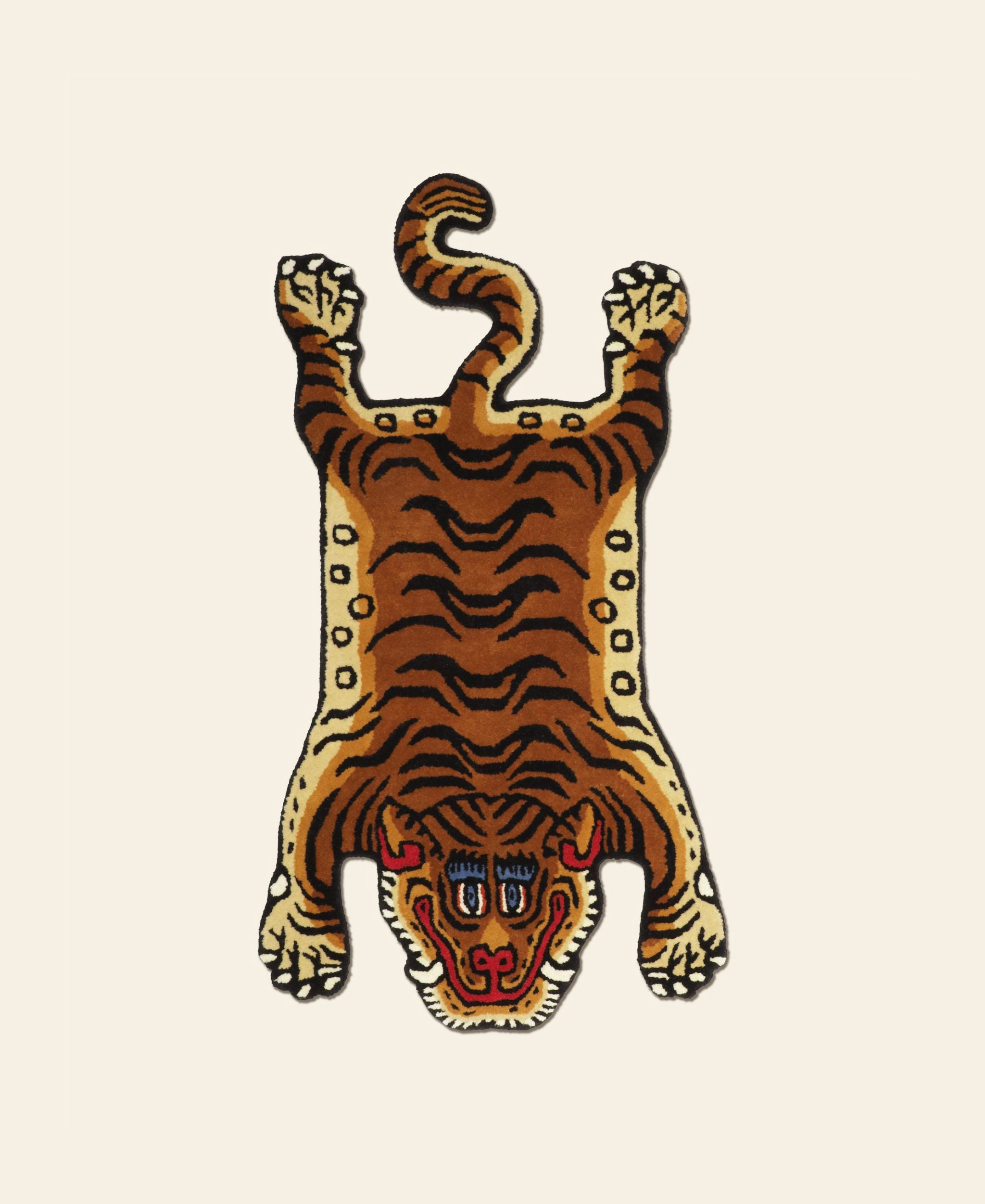 Bongusta Tiger Rug, Small - Stacked Store