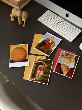 Botero Bather on the Beach Postcard