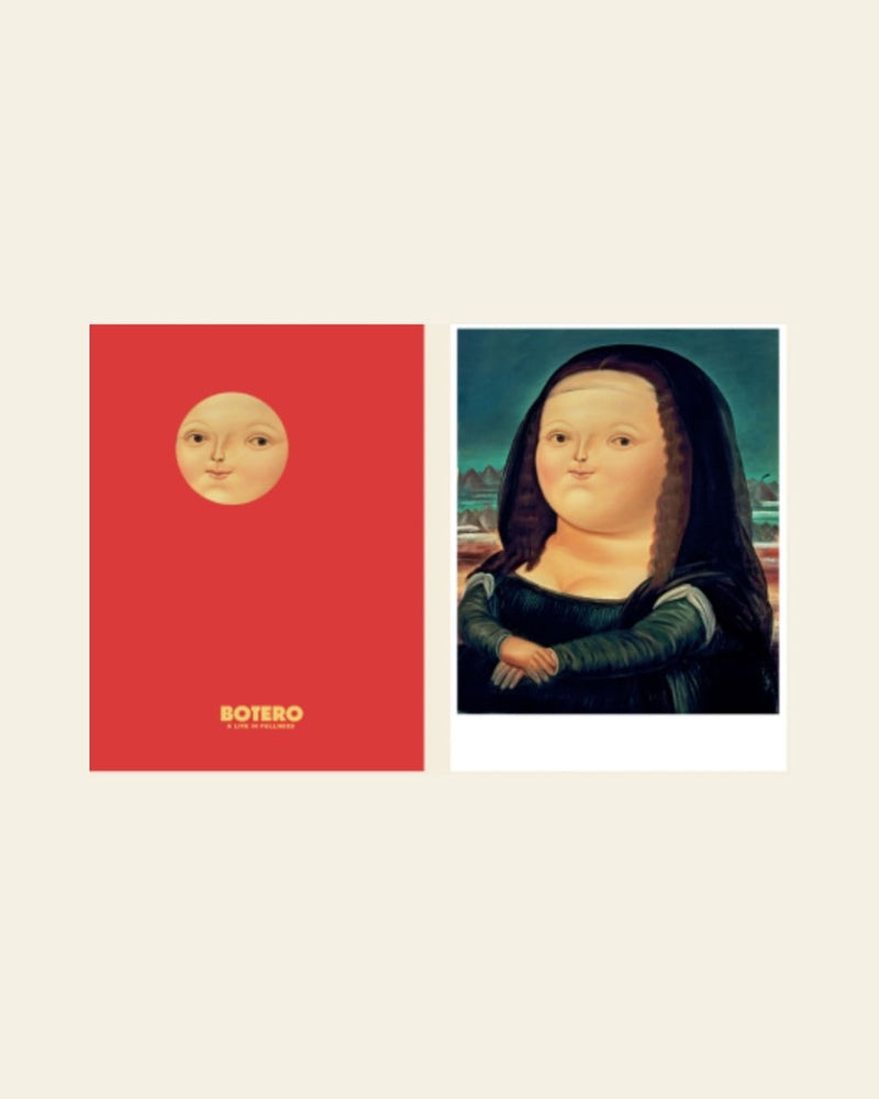 Botero 《蒙娜丽莎》明信片