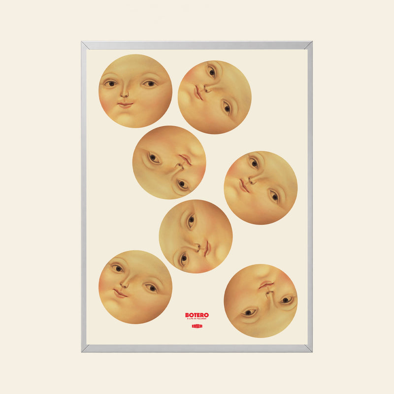 Botero Mona Lisa Faces Poster (30x40)