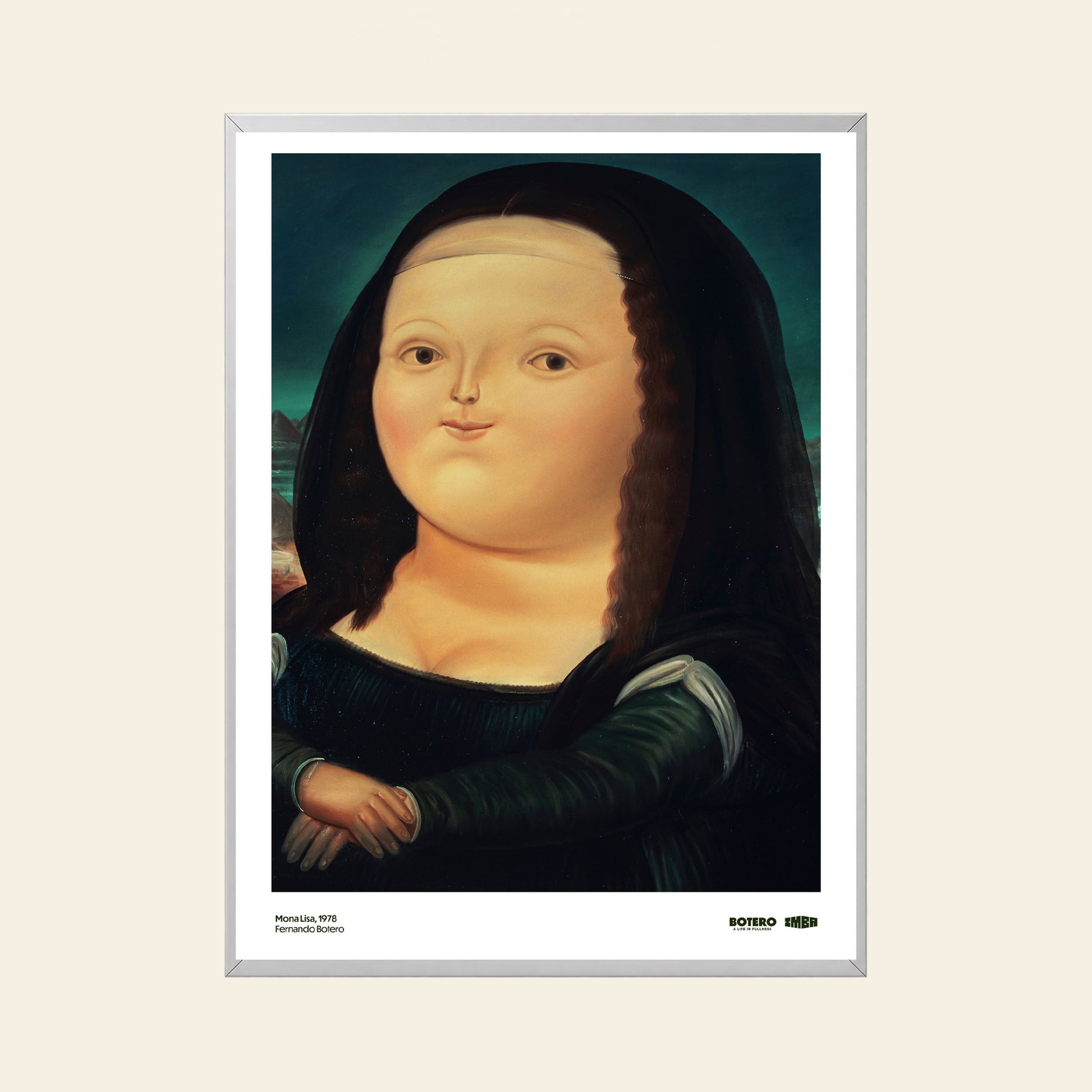 Botero Mona Lisa Poster (30x40)