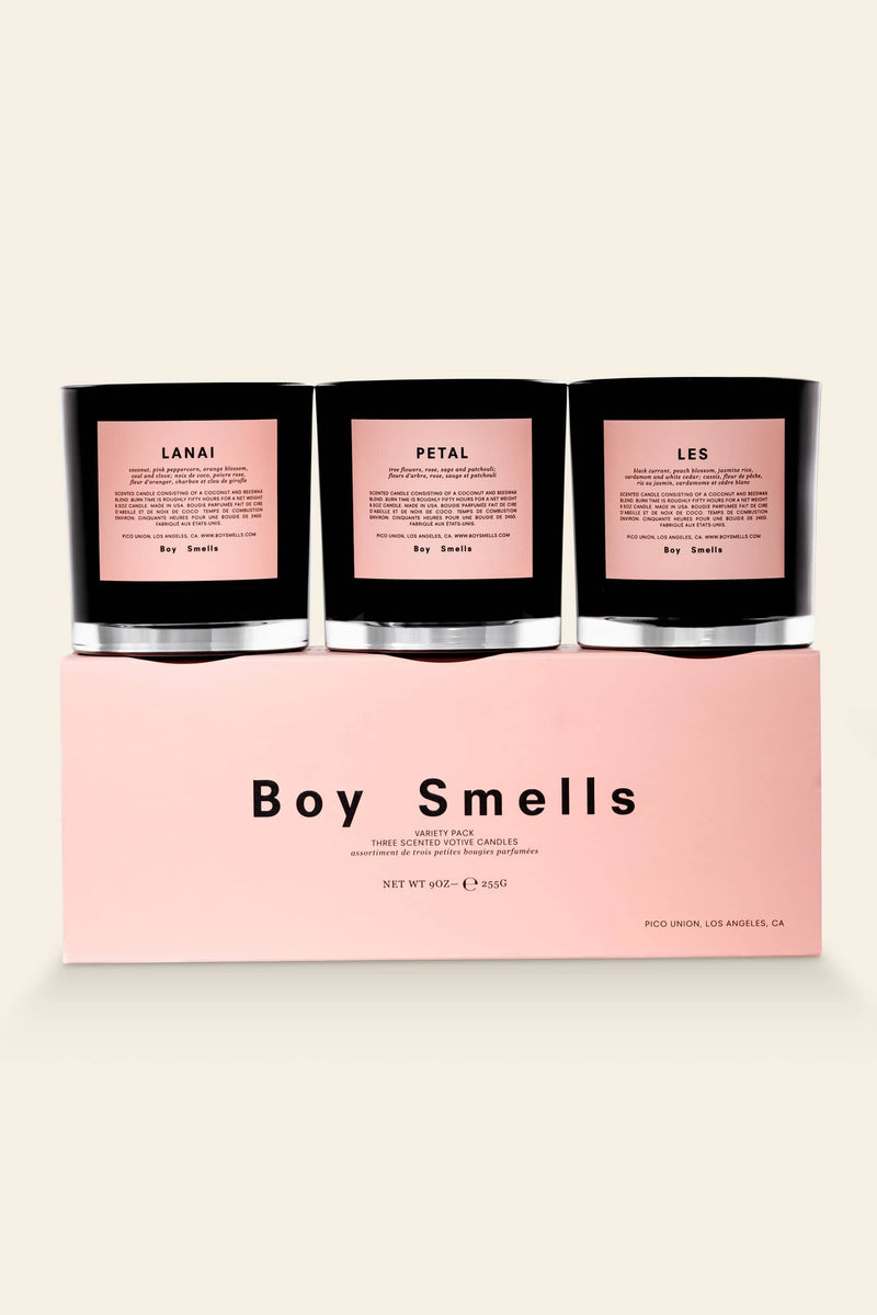 Boy Smells Les, Petal And Lanai Votive Set