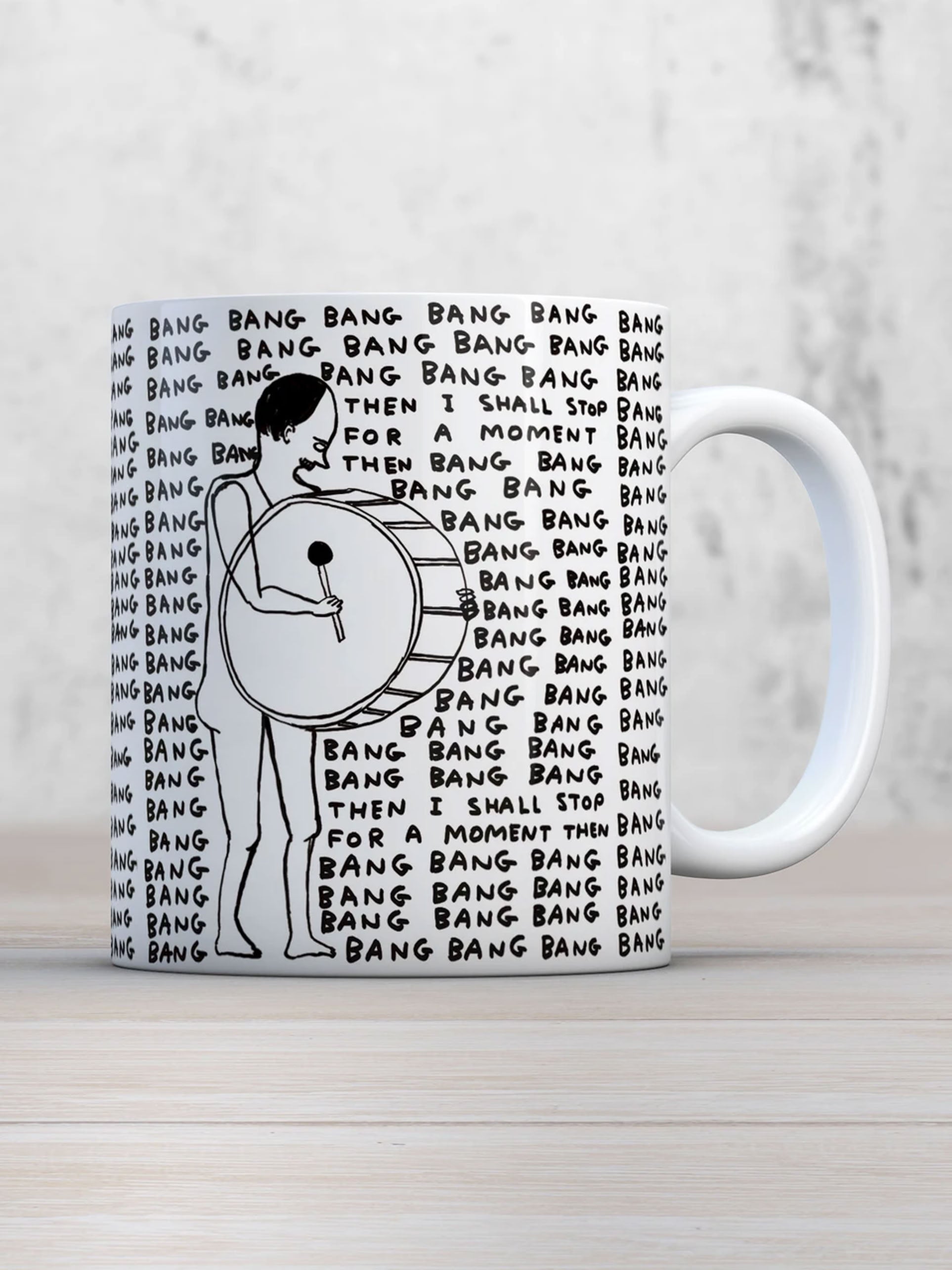 Brainbox Candy David Shrigley - Bang Bang Bang Mug