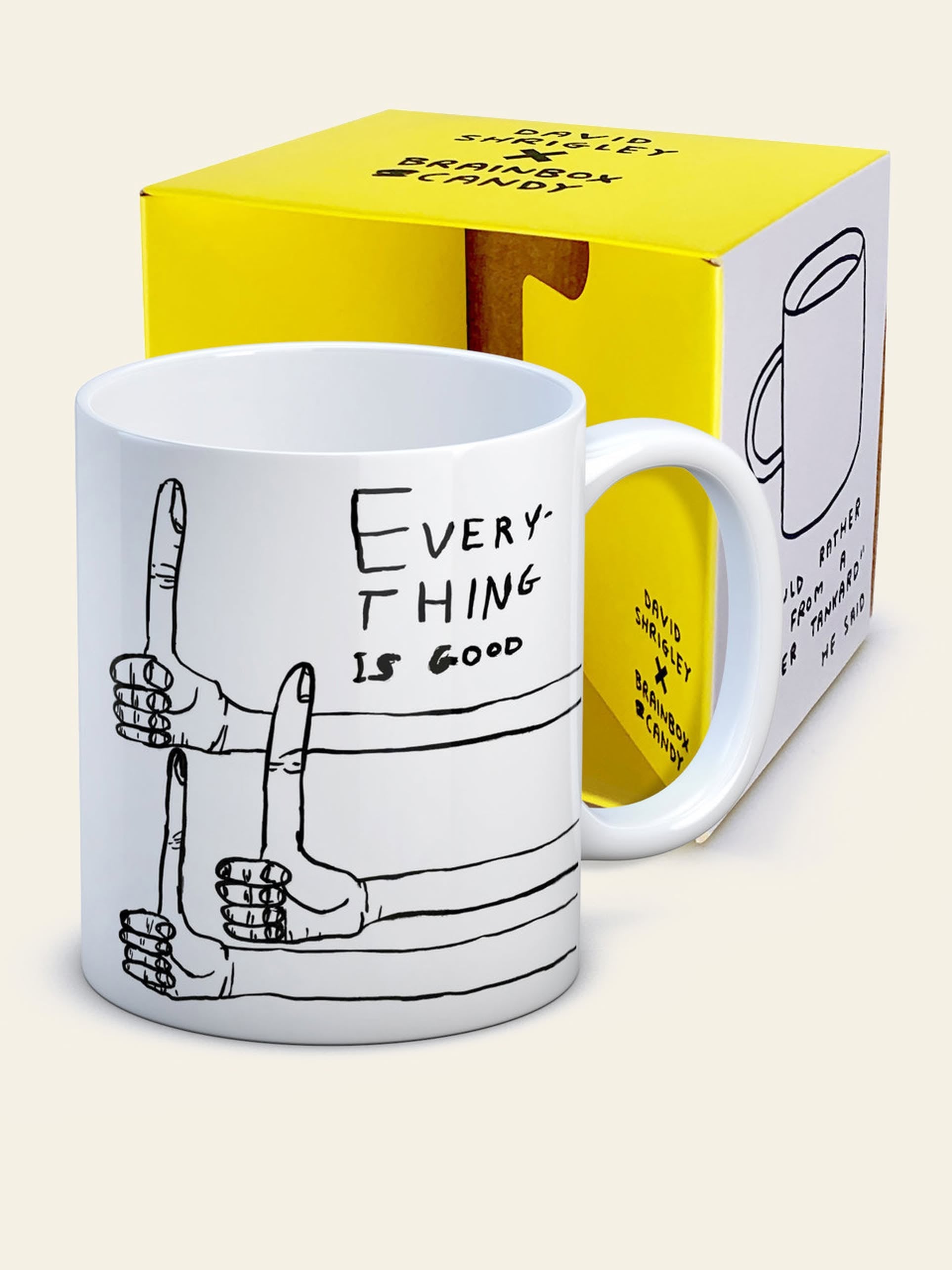 Brainbox Candy David Shrigley Everything Is Good Mug