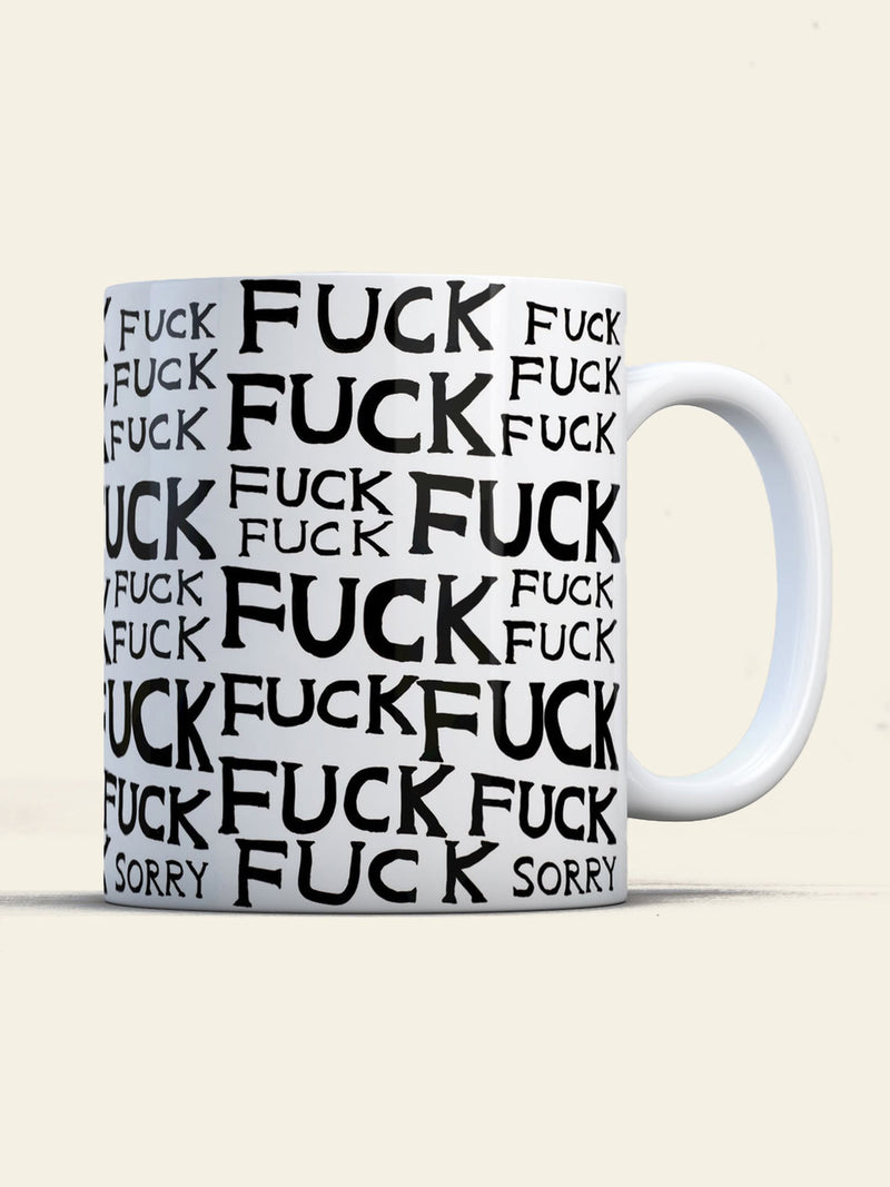 Brainbox Candy David Shrigley - Fuck Fuck Sorry Mug
