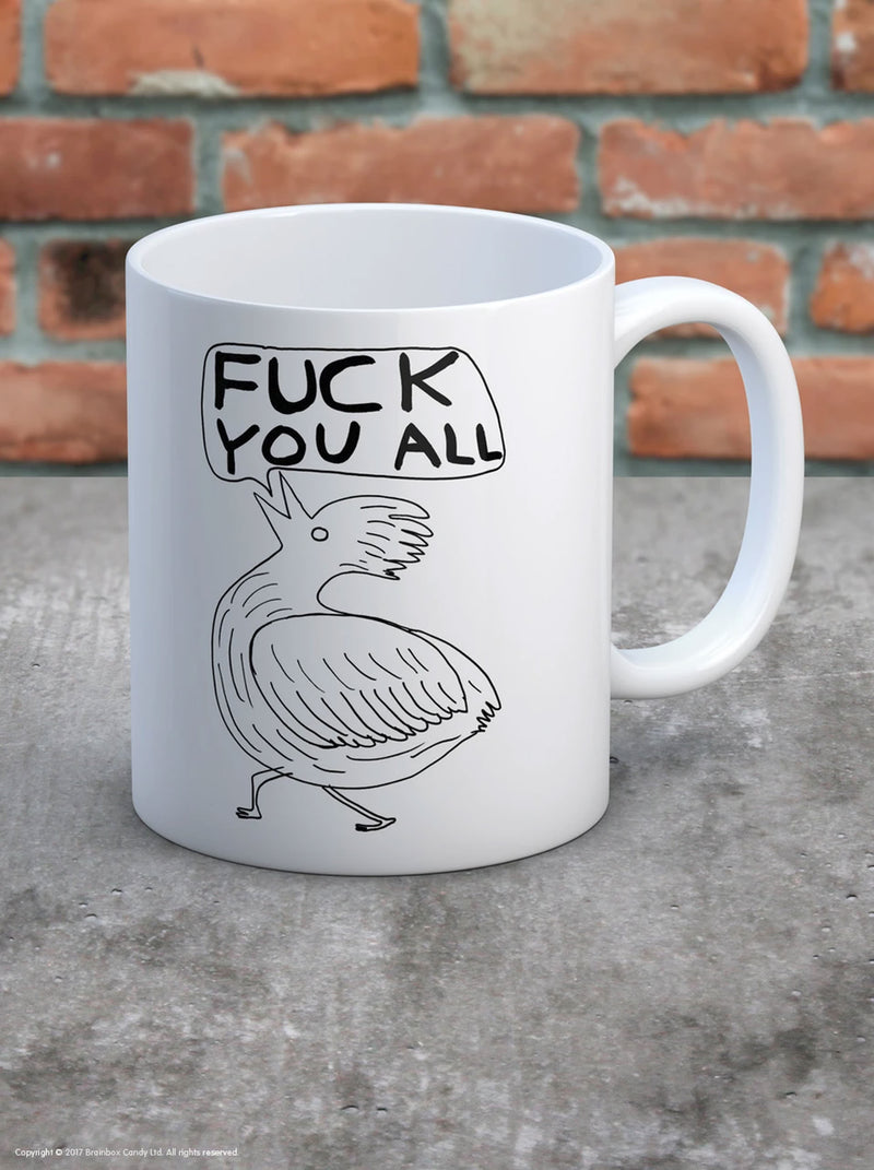 Brainbox Candy David Shrigley - Fuck You All Mug
