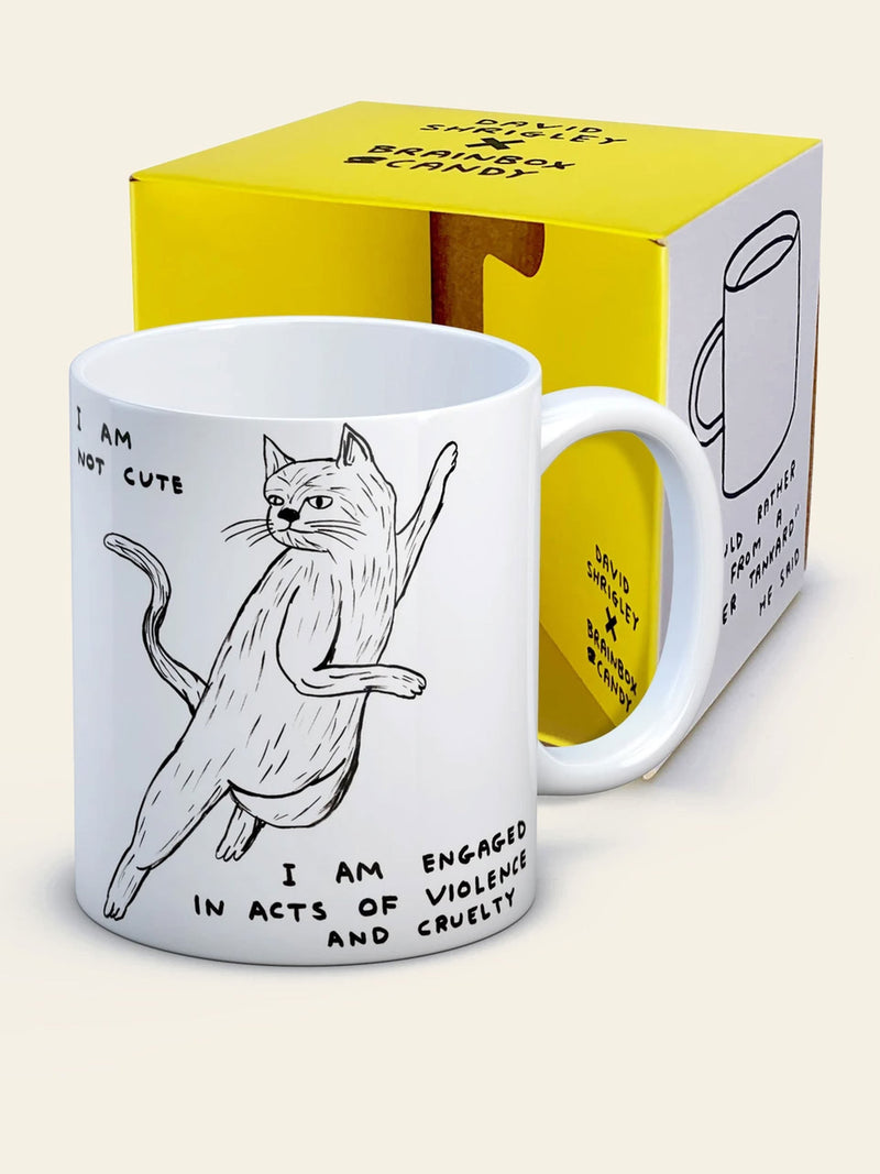 Brainbox Candy David Shrigley - I Am Not Cute Mug