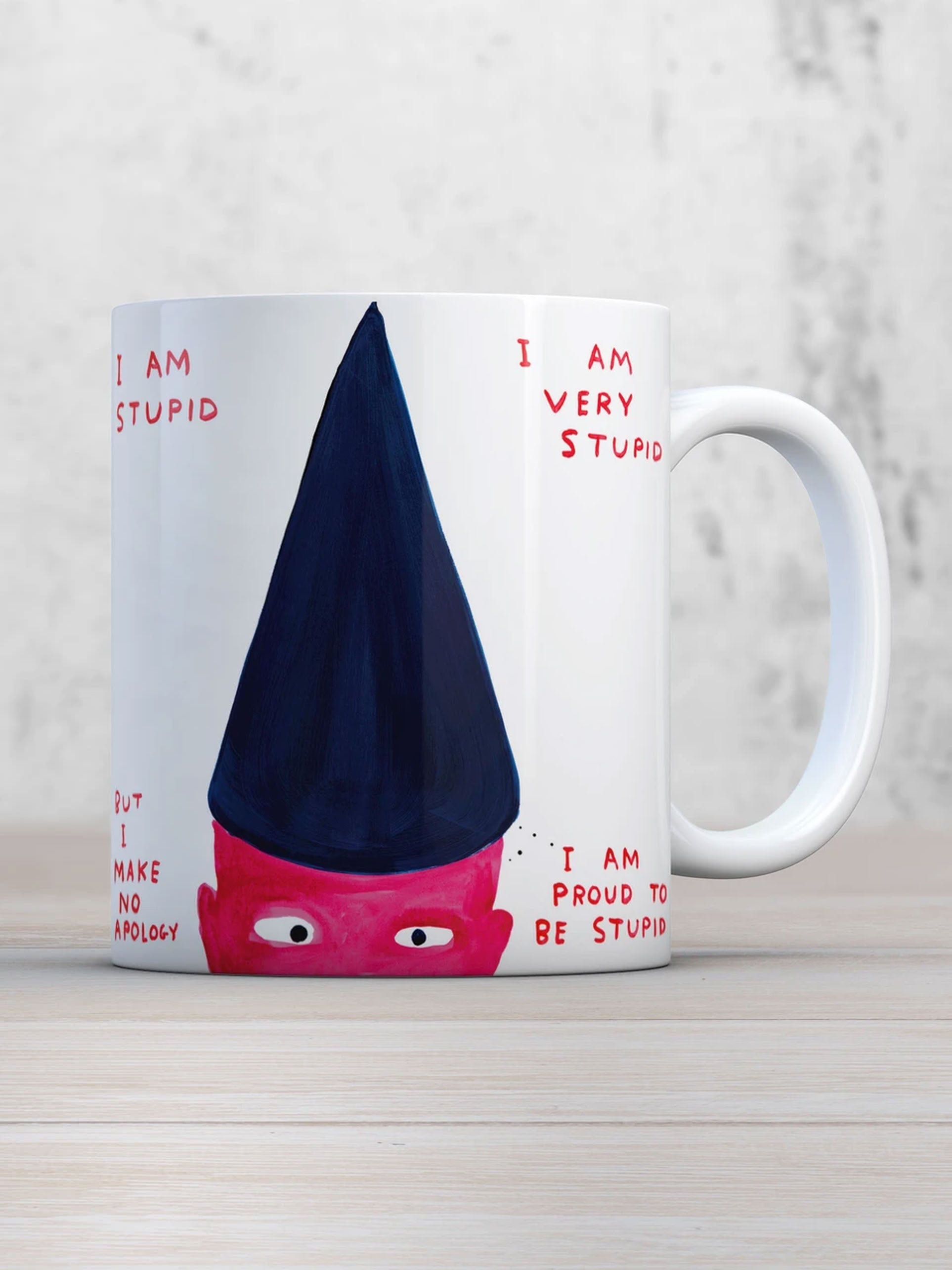 Brainbox Candy David Shrigley - I Am Stupid Mug