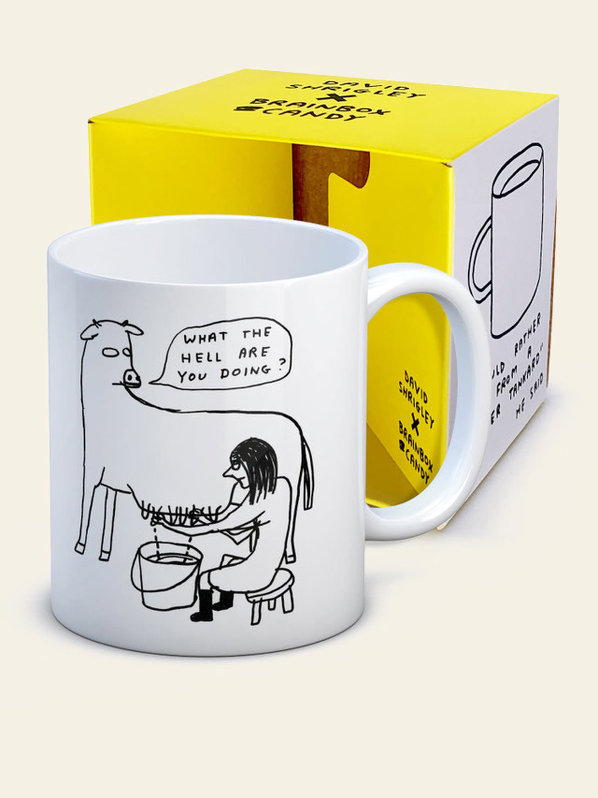 Brainbox Candy David Shrigley What The Hell Mug