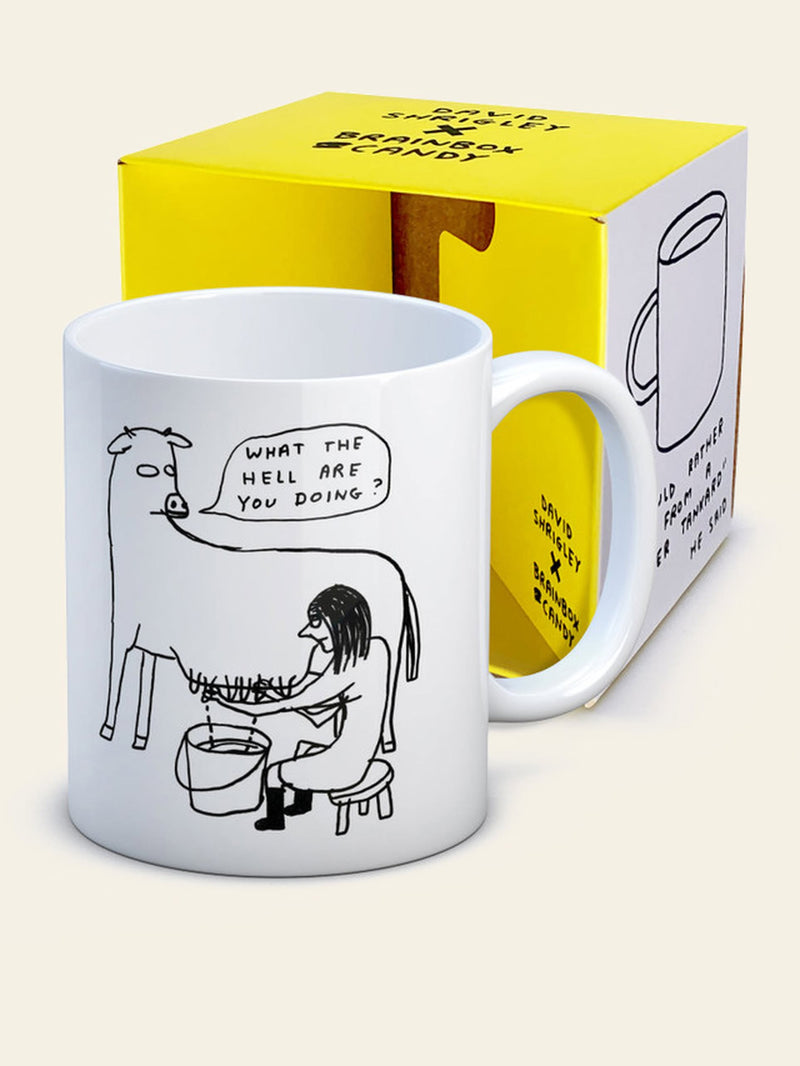 Brainbox Candy David Shrigley - What The Hell 马克杯