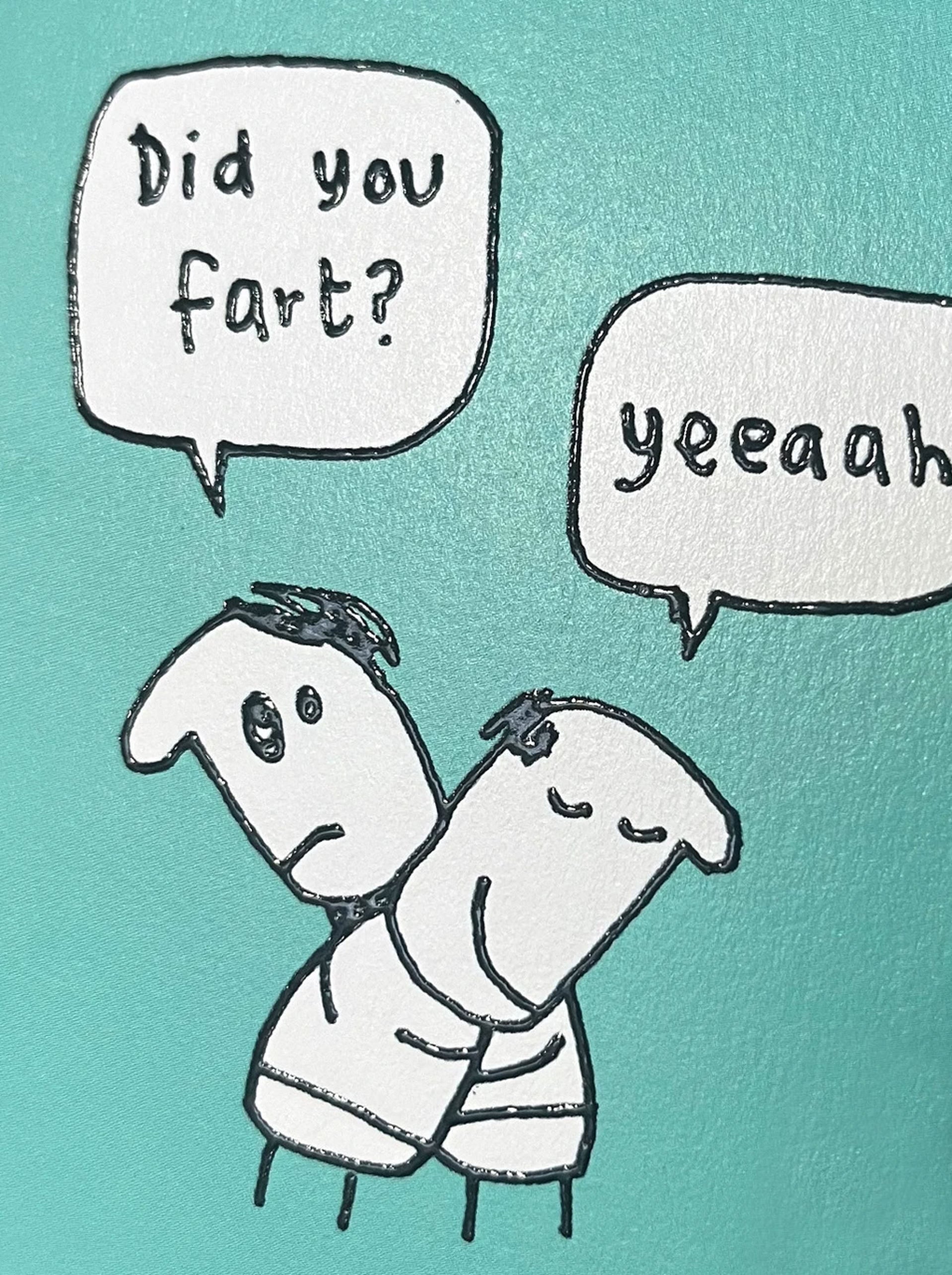 Brainbox Candy Hazel Bee - Did You Fart? Greeting Card