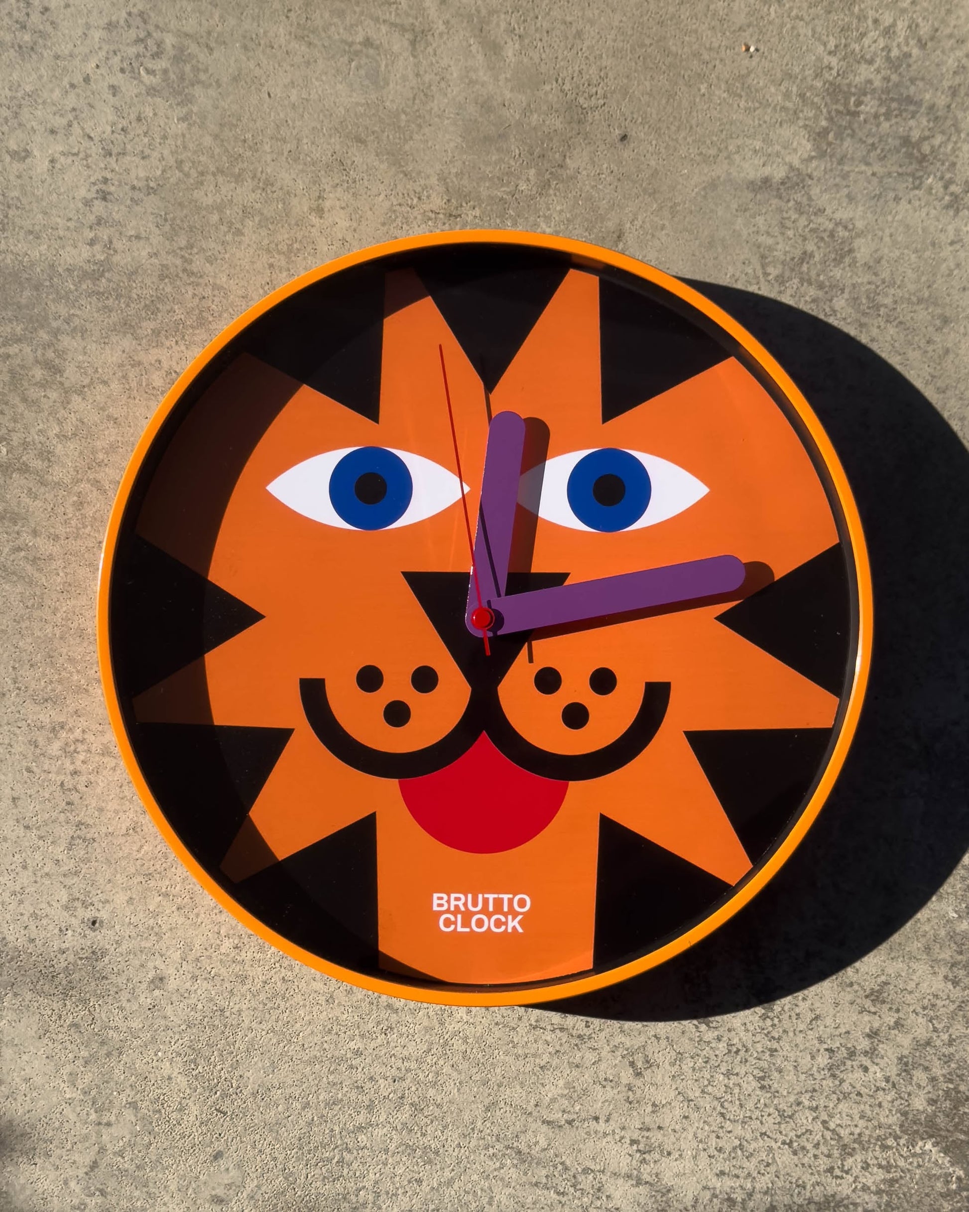 Brutto Studio Brulè Wall Clock Multicolour