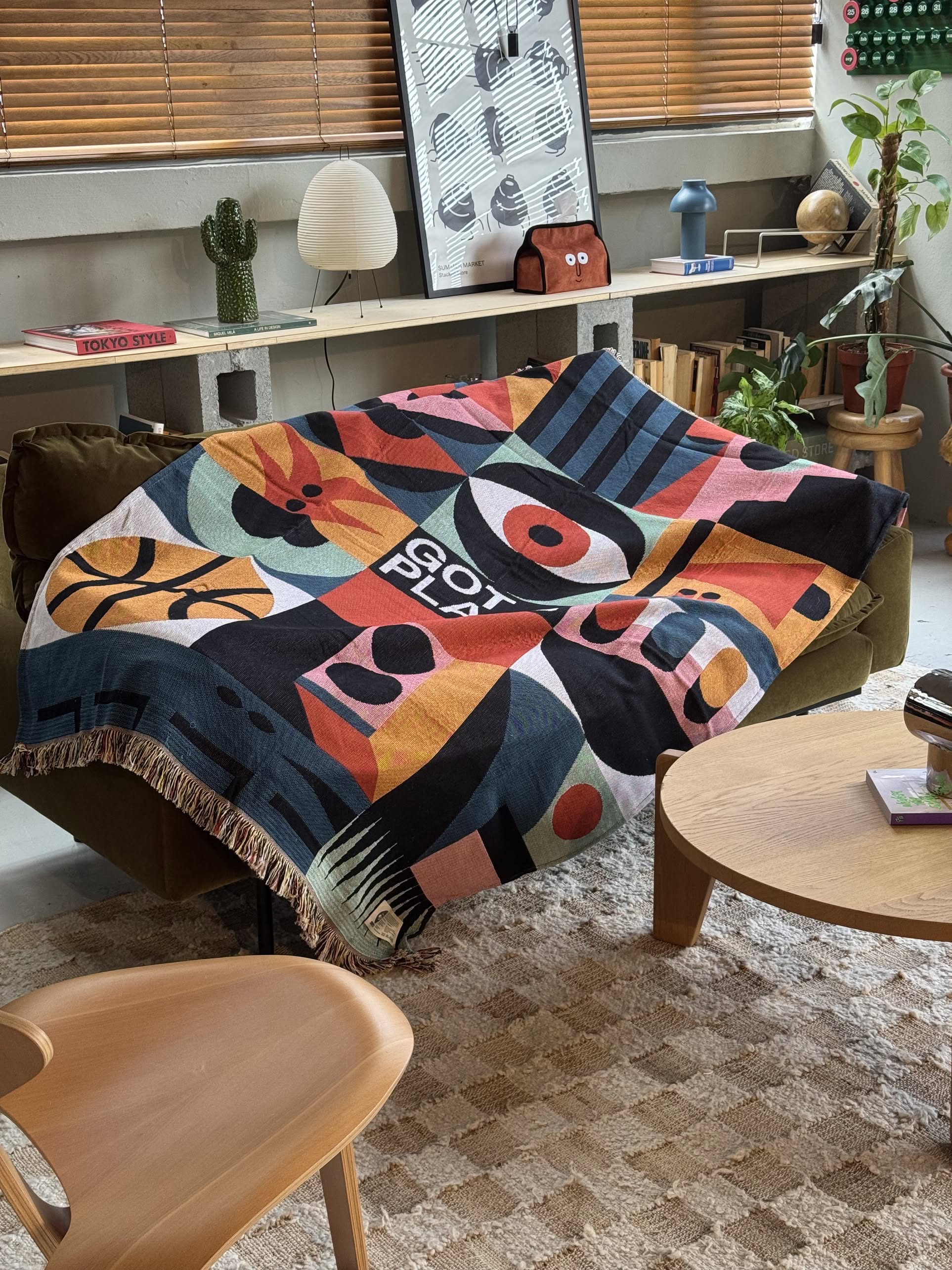 Brutto Studio Got Plans Tapestry Blanket - Multicolour