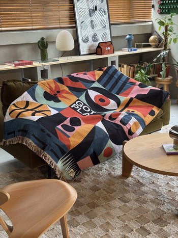 Brutto Studio Got Plans Tapestry Blanket Multicolour
