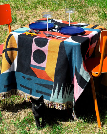 Brutto Studio Got Plans Tapestry Blanket Multicolour