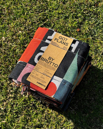 Brutto Studio Got Plans Tapestry Blanket Multicolour