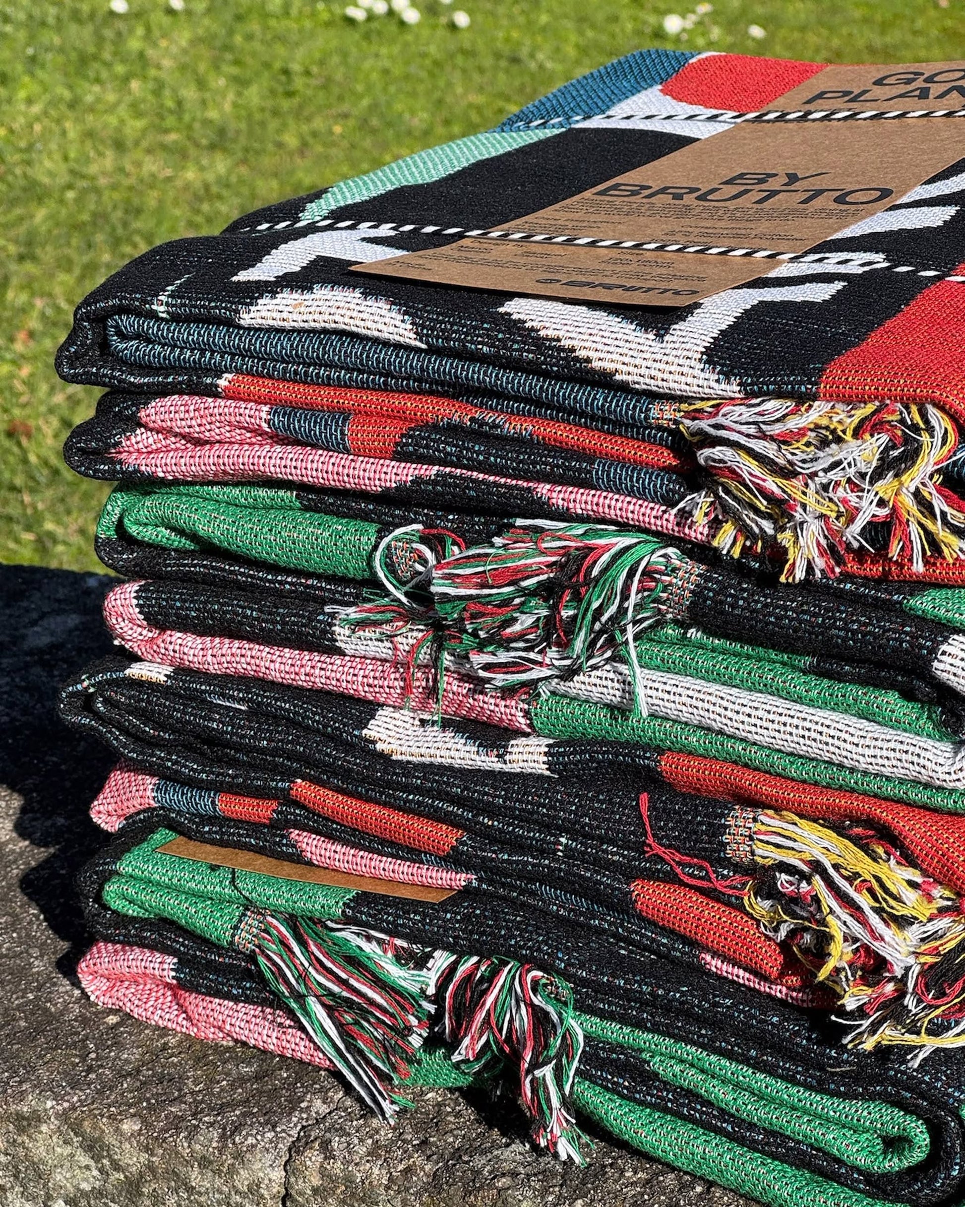 Brutto Studio Got Plans Tapestry Blanket Multicolour