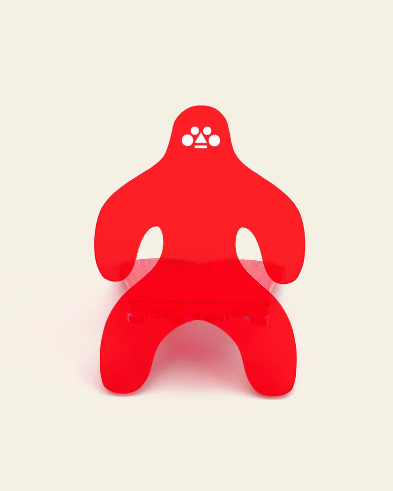 Brutto Studio Omino 中号书架 - 荧光粉色