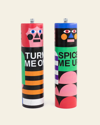 Brutto Studio Sally & Pepe Grinder Set Multicolour