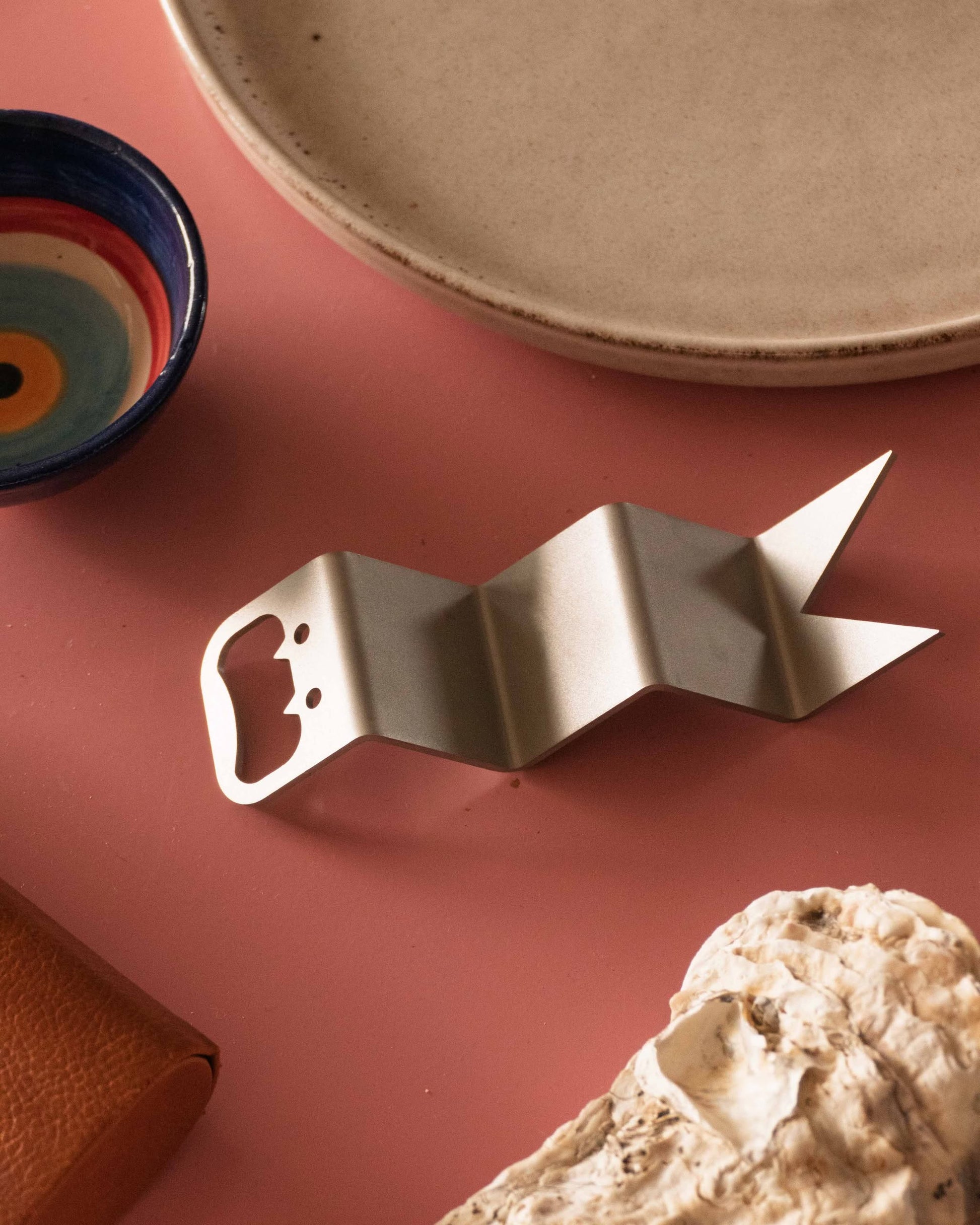 Brutto Studio Serpe Bottle Opener Silver