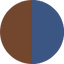 Caramel/Optic Blue