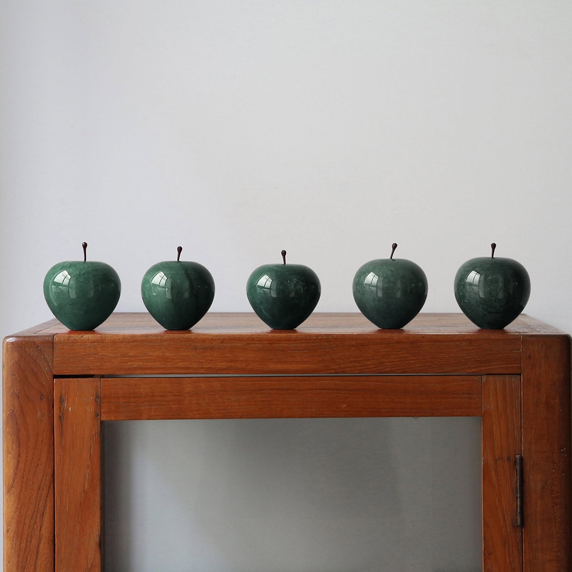 DETAIL Marble Apple Large Jade Green