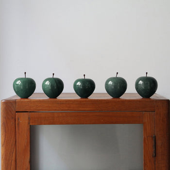 DETAIL Marble Apple Large Jade Green