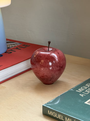 DETAIL Marble Apple Large Red
