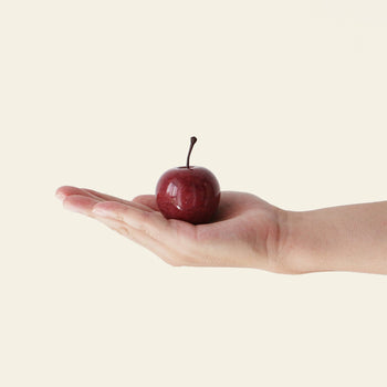 DETAIL Marble Apple Small Red