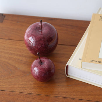 DETAIL Marble Apple Small Red